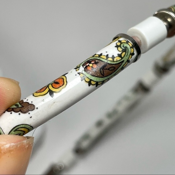 Porcelain Choker Hook Clasp Vintage Made in Japan - Picture 3 of 13